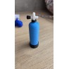 Breloc butelie scuba albastră pentru scafandri