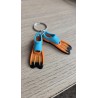 Breloc labe scuba portocalii și albastre pentru scafandri